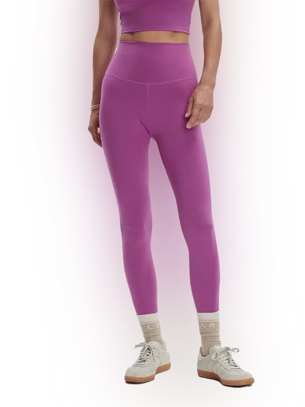 Varley Lilac High-Waist Leggings